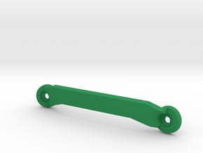 CW01 Chassis Brace - Front - Blank (No Lettering) in Green Processed Versatile Plastic