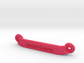 CW01 Chassis Brace - Rear - Montero in Pink Processed Versatile Plastic