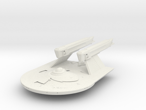 Larson Class Refit Destroyer in White Natural Versatile Plastic