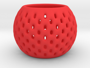 DRAW bowls - segmented in Red Processed Versatile Plastic: Small