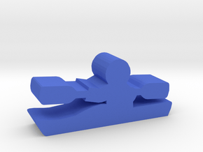 Game Piece, Kayak in Blue Processed Versatile Plastic