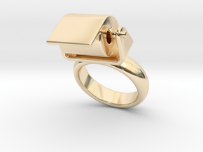 Toilet Paper Ring 16 - Italian Size 16 in 14K Yellow Gold