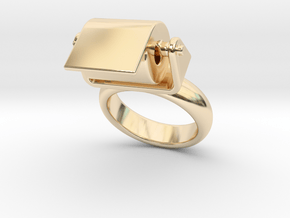 Toilet Paper Ring 20 - Italian Size 20 in 14K Yellow Gold