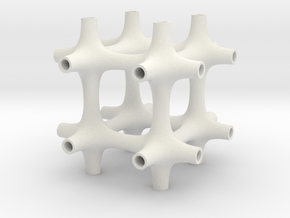  0522 IsoSurface F(x,y,z)=0 (10cm) #002-2 KOSEKOMA in White Natural Versatile Plastic