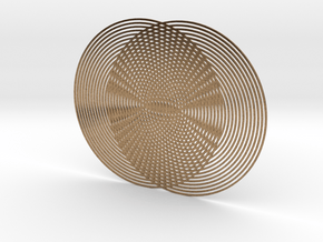 Moire pattern in Natural Brass