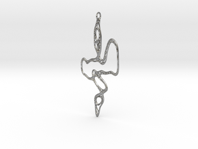 Organic Form #5 in Natural Silver