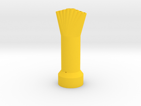 8 Mentos/Diet 5 Nozzle - 8 Spouts, 5 Mentos in Yellow Processed Versatile Plastic