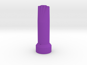 4 Mentos/Diet Soda Nozzle - 4 Spouts, 5 Mentos in Purple Processed Versatile Plastic