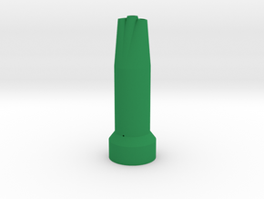 3 Mentos/Diet Soda Nozzle - 3 Spouts, 5 Mentos in Green Processed Versatile Plastic