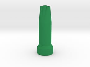 3 Mentos/Diet Soda Nozzle - 3 Spouts, 5 Mentos in Green Processed Versatile Plastic