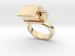 Toilet Paper Ring 22 - Italian Size 22 in 14K Yellow Gold