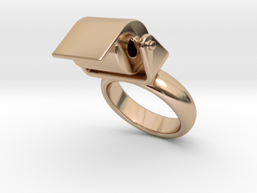 Toilet Paper Ring 26 - Italian Size 26 in 14k Rose Gold Plated Brass
