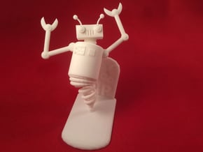 Ghost Robot in White Natural Versatile Plastic