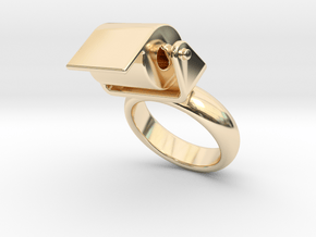 Toilet Paper Ring 27 - Italian Size 27 in 14K Yellow Gold