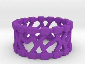 Trekma Ring in Purple Processed Versatile Plastic