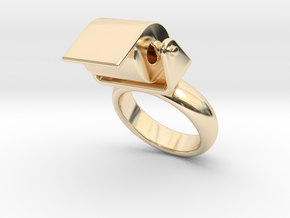 Toilet Paper Ring 28 - Italian Size 28 in 14K Yellow Gold