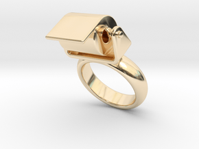 Toilet Paper Ring 29 - Italian Size 29 in 14K Yellow Gold