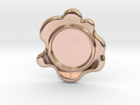 Wax Seal - Customizable Paper Weight! in 14k Rose Gold Plated Brass