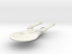 Excelsior Class   New Axanar Ship  in White Natural Versatile Plastic