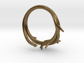 Thorn Ring in Natural Bronze: 5 / 49