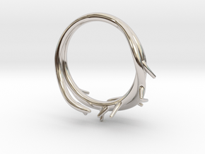 Thorn Ring in Rhodium Plated Brass: 5 / 49