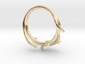 Thorn Ring in 14k Gold Plated Brass: 5 / 49
