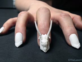 Dragon Master Nails (Size 0) in White Natural Versatile Plastic
