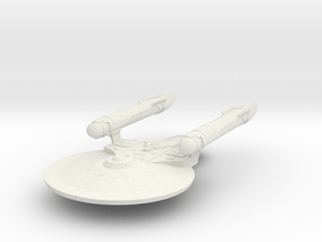 Maxin Class B  Cruiser  New Axanar Ship  in White Natural Versatile Plastic