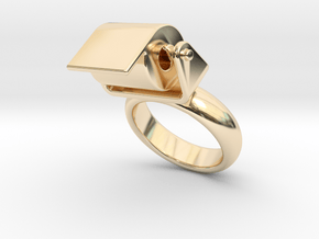 Toilet Paper Ring 30 - Italian Size 30 in 14K Yellow Gold