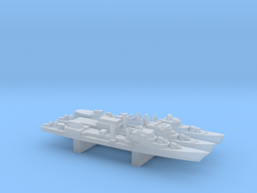 Late T53 Class Destroyer Set, 3pc, 1/6000 in Tan Fine Detail Plastic
