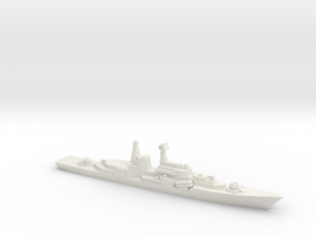Sovremenny-Class destroyer ,1/2400 in White Natural Versatile Plastic