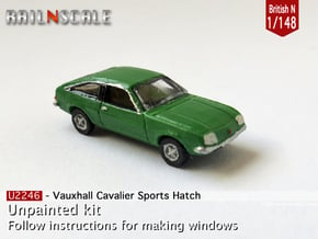 Vauxhall Cavalier Sports Hatch (British N 1:148) in Tan Fine Detail Plastic