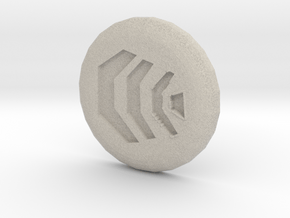 Air Rune in Natural Sandstone