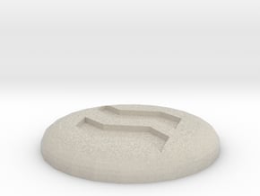 Earth Rune in Natural Sandstone