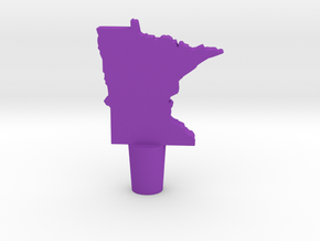 Wine Stopper of Minnesota in Purple Processed Versatile Plastic