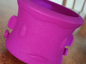 Frankenstein Tea Light Holder in White Processed Versatile Plastic