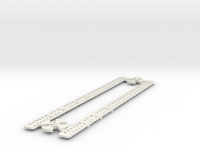 L-165-single-level-crossing-gate-stick-gears-1a in White Natural Versatile Plastic