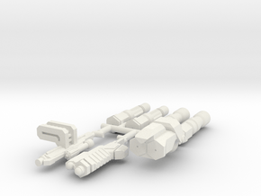 6mm Weapon Sprue A in White Natural Versatile Plastic