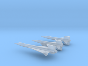 1/285 X-15 X-15A2  X-15 DELTA in Smooth Fine Detail Plastic