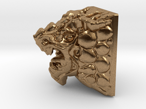 Dragon Keycap (Topre DSA) in Natural Brass