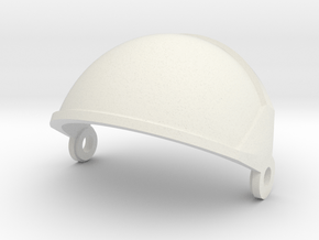 Gemini Astronaut  / 1:6 / Helmet Visor in White Natural Versatile Plastic