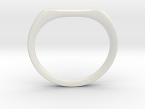 Ring - Personalized Occasion in White Natural Versatile Plastic