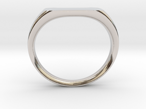 Ring - Personalized Occasion in Rhodium Plated Brass