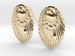 Earring 01a in 14k Gold Plated Brass