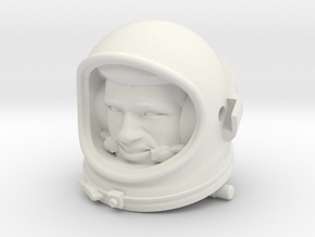 Gemini Astronaut / 1:6 / Helmet, Head Nr 2 in White Natural Versatile Plastic