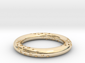 Bubbles - Precious Metals in 14k Gold Plated Brass: 11.5 / 65.25