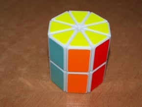 Octo Chop (Half Chop, 16 cube) in White Natural Versatile Plastic