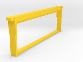 Medium Frame Foundationless 1/8 scale in Yellow Processed Versatile Plastic