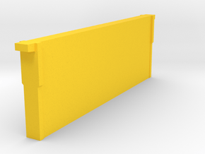Medium Frame & Comb 1/8 scale in Yellow Processed Versatile Plastic