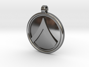 Symbol Of Sparta in Polished Silver